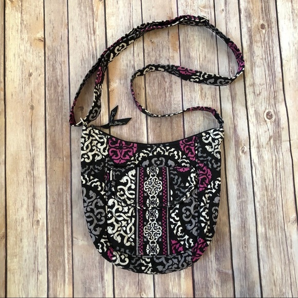 Vera Bradley Handbags - Vera Bradley Canterberry Magenta Pattern Crossbody